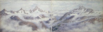 从Breithorn眺望 作者 亚瑟·库斯特