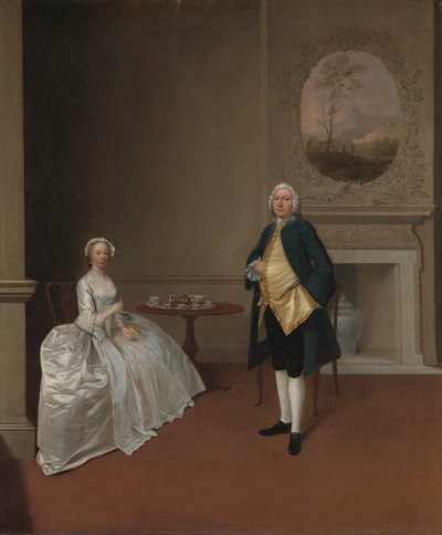 希尔先生和希尔夫人 作者 亚瑟·戴维斯（Arthur Devis）