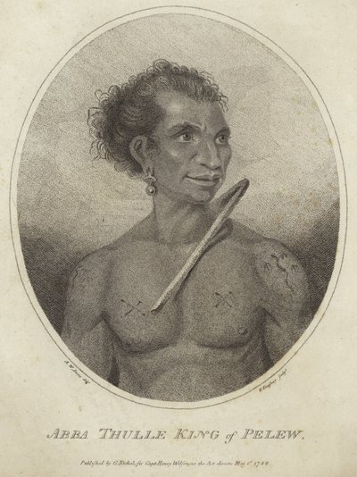 Pelew国王Abba Thulle的肖像 作者 亚瑟·戴维斯（Arthur Devis）