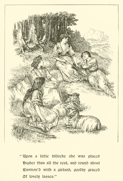 卡利多爵士，礼貌骑士，科里顿和帕斯托雷拉（雕版画 作者 亚瑟·乔治·沃克