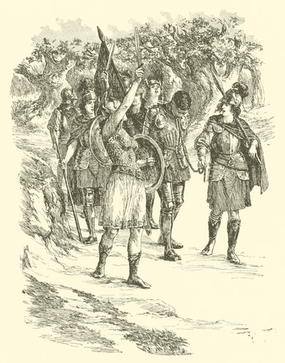 The Adventures Of Sir Artegall, Queen Of The Amazons (engraving) 作者 亚瑟·乔治·沃克