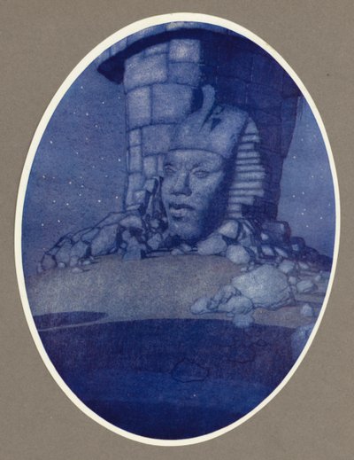 Ozymandias（彩色石版画） 作者 亚瑟·乔治·沃茨（Arthur George Watts）