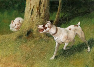 猫狗 作者 亚瑟·海耶（Arthur Heyer）