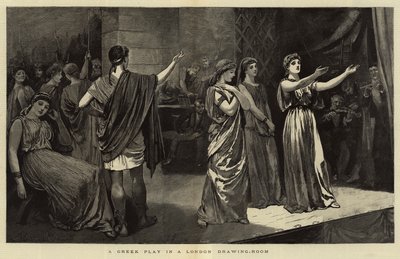 在伦敦绘图室的希腊戏剧 作者 Arthur Hopkins