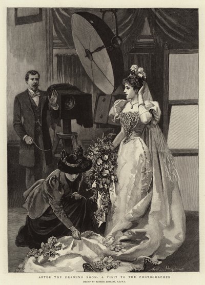 在绘画室之后，参观摄影师 作者 Arthur Hopkins