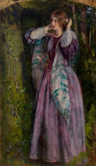 艾米（Amy），研究“长期订婚”，1859年 作者 亚瑟·休斯