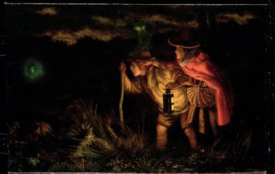 Jack O&39;Lantern，1872年 作者 亚瑟·休斯