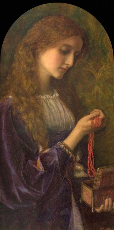 玛德琳，1862-65 作者 亚瑟·休斯