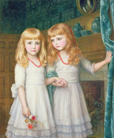 马乔里和莱蒂斯沃尔马德 作者 Arthur Hughes