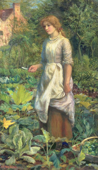 Phyllis，c.1887 作者 亚瑟·休斯