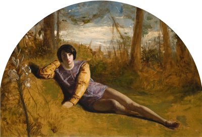青年诗人》，1849年。 作者 亚瑟·休斯