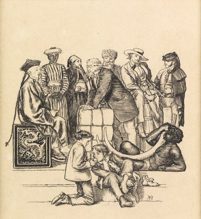 贸易，1871年 作者 亚瑟·休斯