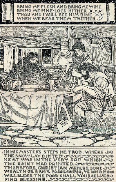 瓦茨拉夫好国王，1895年 作者 亚瑟·约瑟夫·加斯金