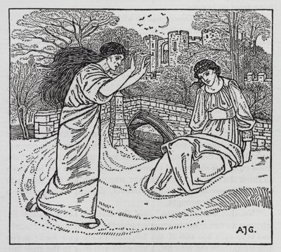 Hans Christian Andersen: The Story of a Mother (litho) 作者 亚瑟·约瑟夫·加斯金