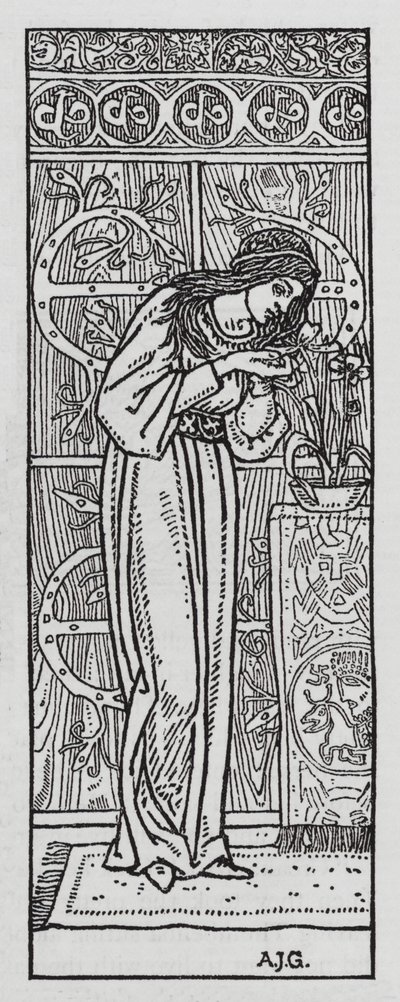 Hans Christian Andersen: Thumbelina (litho) 作者 亚瑟·约瑟夫·加斯金