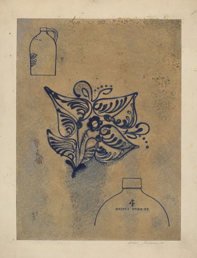 水壶，约1937年。 作者 亚瑟马修斯