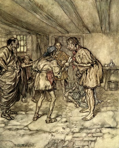 仲夏夜之梦 作者 亚瑟·拉克汉姆（Arthur Rackham）