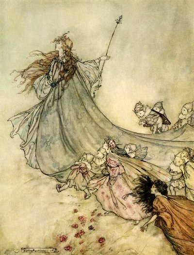 仲夏夜之梦 作者 Arthur Rackham