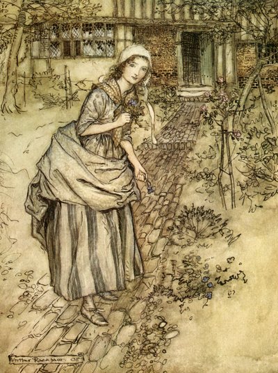 仲夏夜之梦 作者 亚瑟·拉克汉姆（Arthur Rackham）