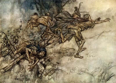 仲夏夜之梦 作者 Arthur Rackham