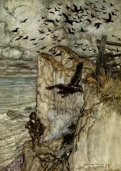 仲夏夜之梦 作者 亚瑟·拉克汉姆（Arthur Rackham）