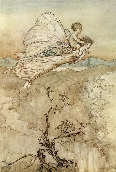仲夏夜之梦 作者 Arthur Rackham