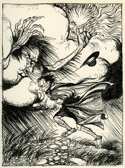 阿索普斯寓言 作者 亚瑟·拉克汉姆（Arthur Rackham）