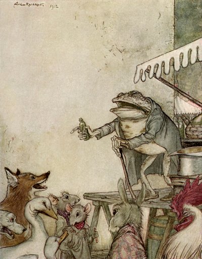 阿索普斯寓言 作者 亚瑟·拉克汉姆（Arthur Rackham）