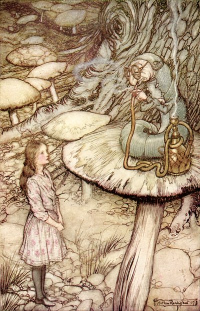 刘易斯卡罗尔的“爱丽丝梦游仙境” 作者 亚瑟·拉克汉姆（Arthur Rackham）