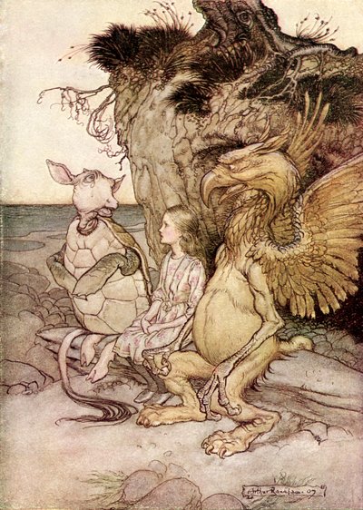 刘易斯卡罗尔的“爱丽丝梦游仙境” 作者 亚瑟·拉克汉姆（Arthur Rackham）