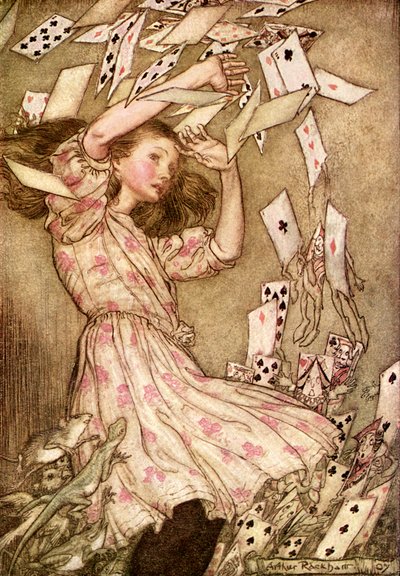 刘易斯卡罗尔的“爱丽丝梦游仙境” 作者 亚瑟·拉克汉姆（Arthur Rackham）