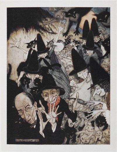 因为我要去圣艾夫斯 作者 亚瑟·拉克汉姆（Arthur Rackham）