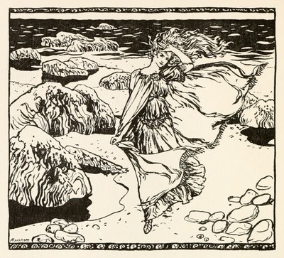 来自爱尔兰童话白皮肤Becuma的Becuma 作者 亚瑟·拉克汉姆（Arthur Rackham）