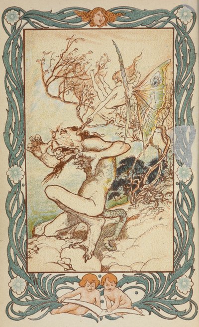 《莎士比亚故事集》卷首页 作者 亚瑟·拉克汉姆（Arthur Rackham）