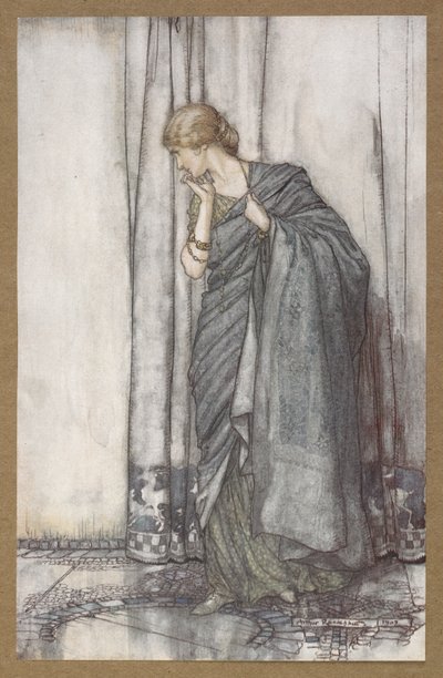 海伦娜
仲夏夜之梦》中的一个场景。 作者 亚瑟·拉克汉姆（Arthur Rackham）