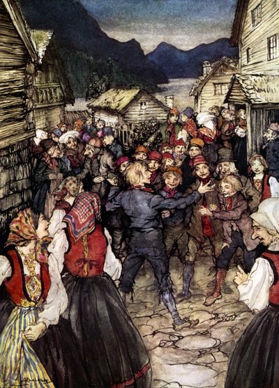亨利克易卜生的同伴 作者 亚瑟·拉克汉姆（Arthur Rackham）