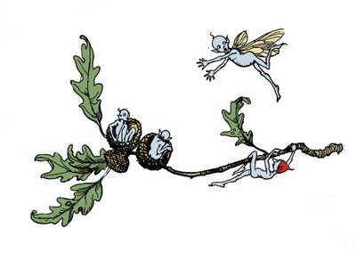 Illustration by Arthur RACKHAM (1867-1939) for The Dream of a Summer Night by William SHAKESPEARE 作者 亚瑟·拉克汉姆（Arthur Rackham）