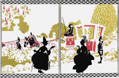 童话灰姑娘的插图 作者 亚瑟·拉克汉姆（Arthur Rackham）