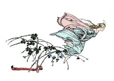 威廉·莎士比亚的《夏夜之梦》插图 作者 亚瑟·拉克汉姆（Arthur Rackham）
