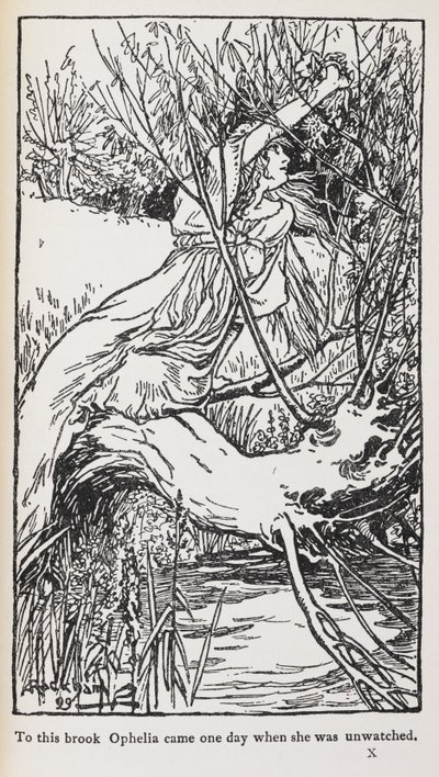 哈姆雷特》插图 作者 亚瑟·拉克汉姆（Arthur Rackham）