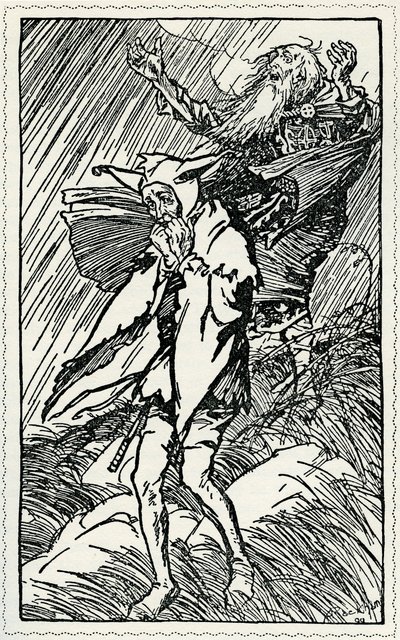李尔王》，威廉-莎士比亚著 作者 亚瑟·拉克汉姆（Arthur Rackham）