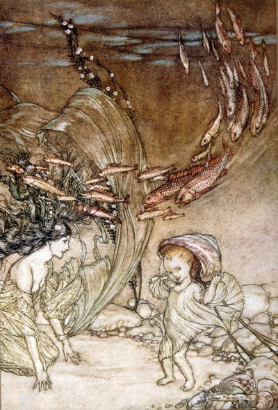 Ondine 作者 亚瑟·拉克汉姆（Arthur Rackham）