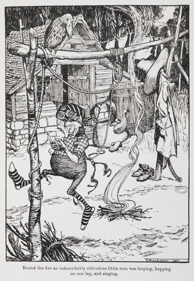 侏儒矮人 作者 亚瑟·拉克汉姆（Arthur Rackham）