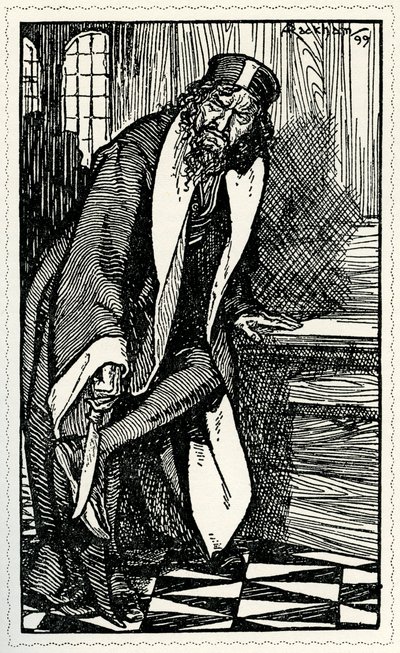 威廉莎士比亚的威尼斯商人 作者 亚瑟·拉克汉姆（Arthur Rackham）