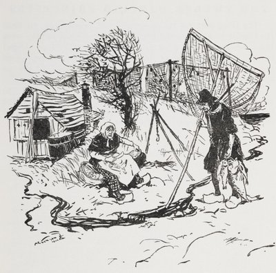 渔夫和他的妻子 作者 亚瑟·拉克汉姆（Arthur Rackham）