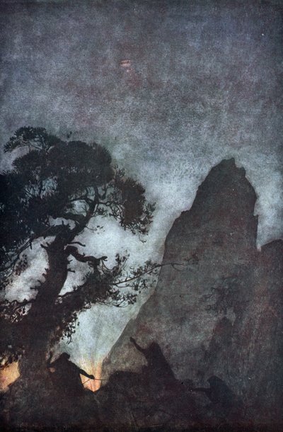 三个诺尔人》，1924年。   作者 亚瑟·拉克汉姆（Arthur Rackham）