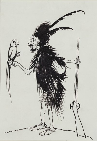 Ting-a-Ting Tang可怜的老鲁宾逊漂流记 作者 亚瑟·拉克汉姆（Arthur Rackham）