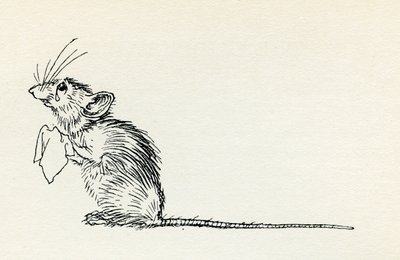 小老鼠和塔蒂老鼠 作者 亚瑟·拉克汉姆（Arthur Rackham）