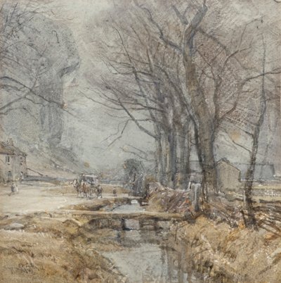 约克郡基尔西，约 1927 年（水彩画） 作者 亚瑟·雷金纳德·史密斯