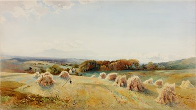 温德米尔山上，1909 年前（水彩和水粉画） 作者 亚瑟·塔克（Arthur Tucker）